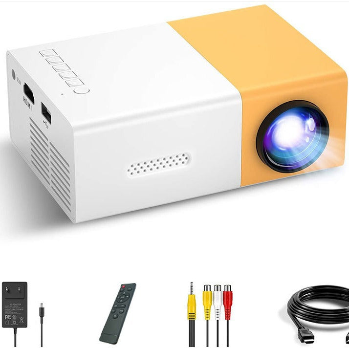 Hot-selling Mini Portable Micro Projector, Hot-selling Children's Yellow and White Projector