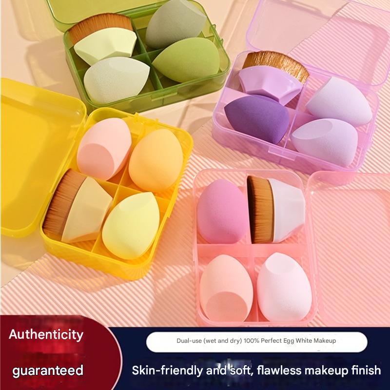 Beauty Egg Set No. 55 Magic Foundation Makeup Brush Makeup Egg Gourd Powder Puff Loose Powder Brush Beauty Tool Soft