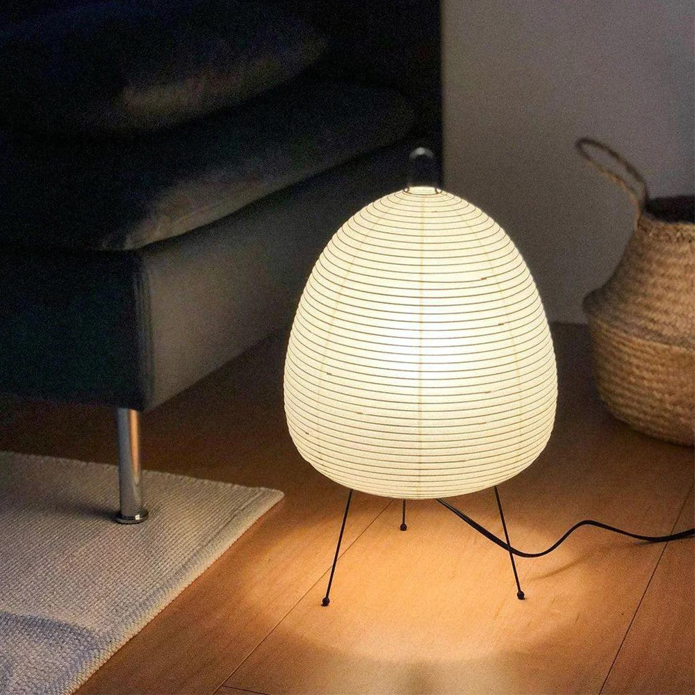 Akar Noguchi Isamu Japanese Rice Paper Table Lamp Wabi-sabi Style Living Room High-end Designer Art Decoration Bedside Table Lamp