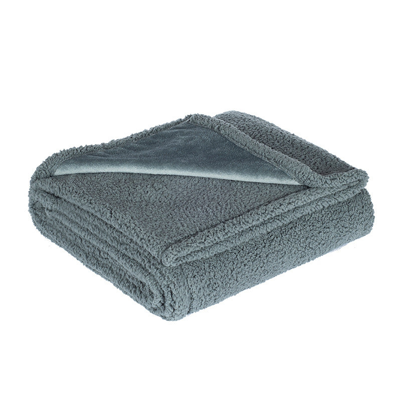 Amazon waterproof urine proof pet blanket cotton flannel comfortable thickened mat mattress pet supplies