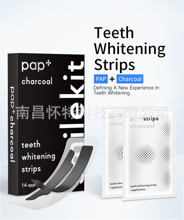 Bamboo Charcoal Teeth Whitening Strips, Activated Charcoal Teeth Strips, Teeth Whitening Strips, Whitening Teeth Strips