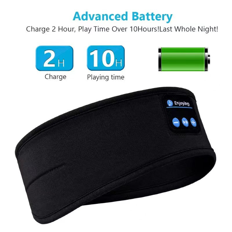 Bluetooth Headband, Music Sleep Eye Mask Detachable Key Body, Yoga Sweat-absorbent Headband, Outdoor Running Bluetooth Headband