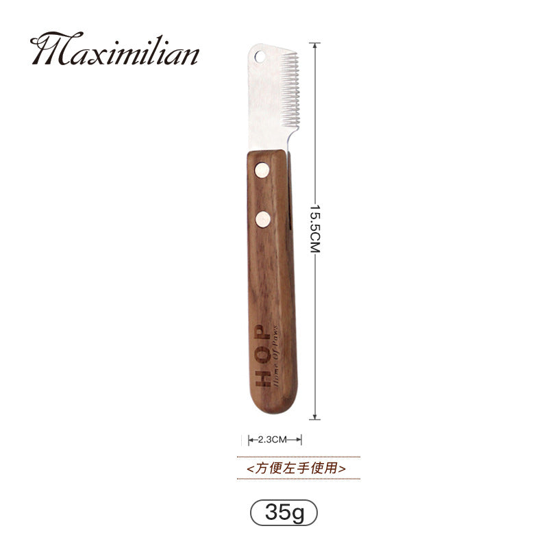 Pet comb solid wood antique depilatory cat comb depilatory dog comb pet supplies