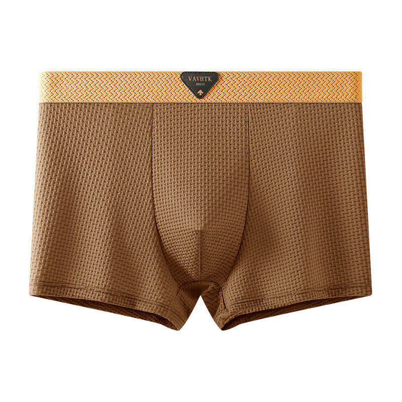 2025 Ice Silk Men's Underwear Summer Quick-Dry Thin Boxer Briefs Mid-Waist, Breathable and Comfortable Four-Boxer Briefs охck