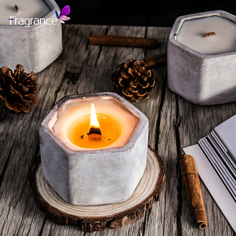 Wind Cement Handmade Creative Aromatherapy Candles