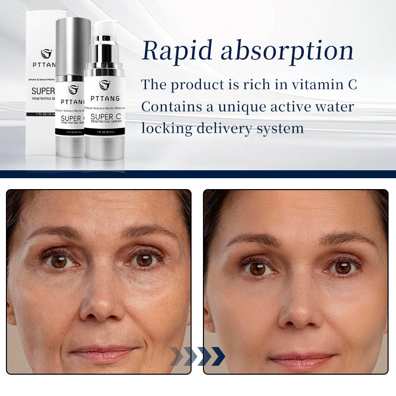 PTTANG's New Cross-border E-commerce Mature Skin Serum, Unisex, Brightening and Hydrating