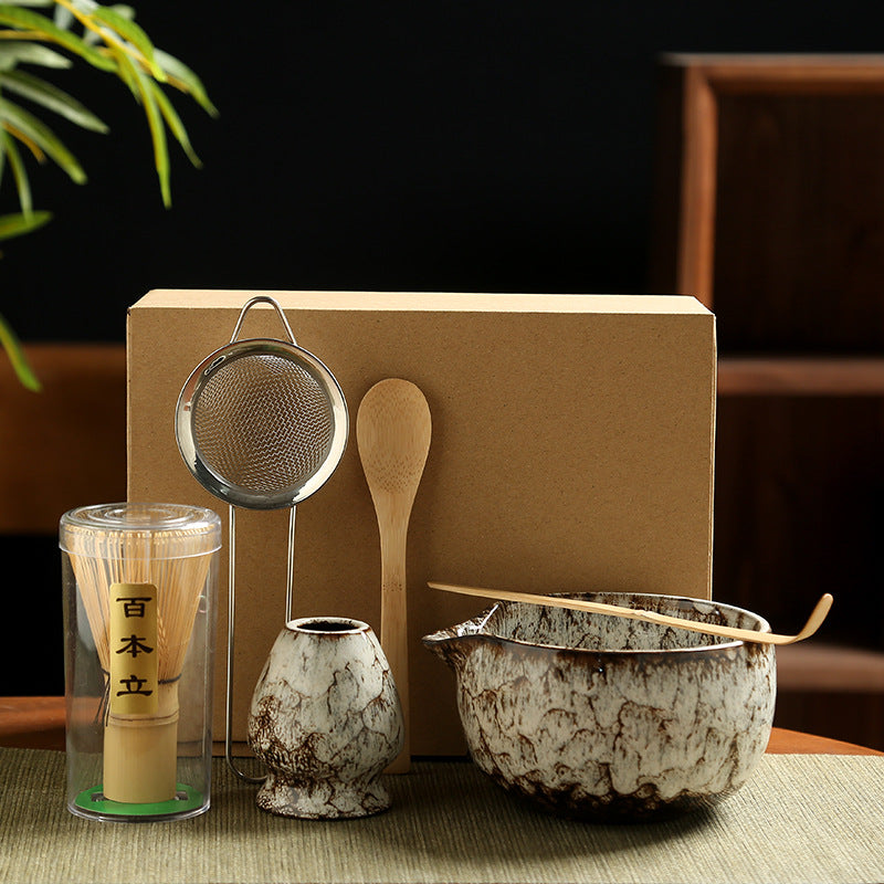 Japanese Matcha Tea Set, Tea Bowl, Whisk, and All-in-One Packaging. Cross-border e-Commerce Matcha Set