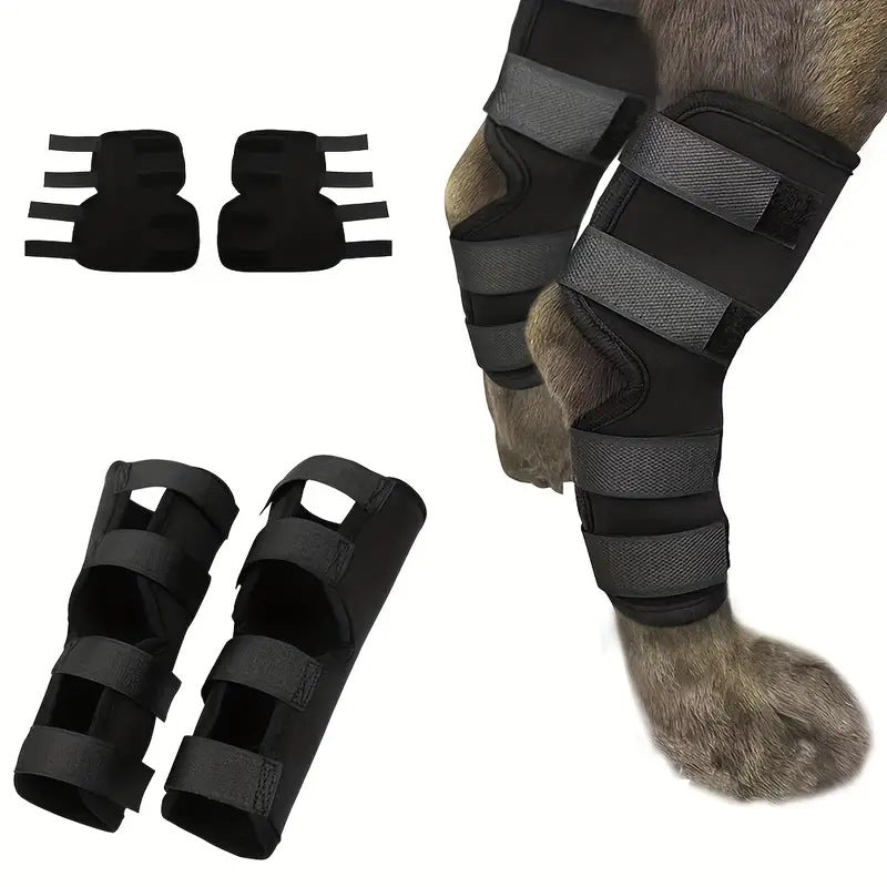 Dog Leg Injury Protective Sleeve, Dog Surgery Anti-licking Aid, Dog Front Leg Assist, Breathable and Adjustable Protective Sleeve