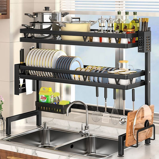 Kitchen Sink Rack, Kitchen Sink Dish Drying Rack, Kitchen Utensil Rack, Multifunctional Storage Rack