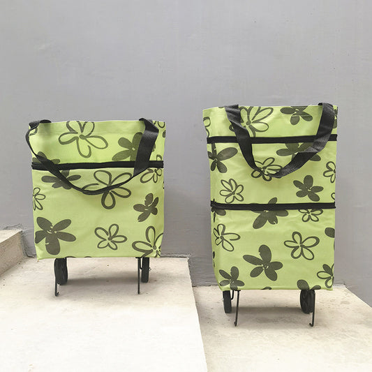 Fashion Folding Wheel Shopping Bag