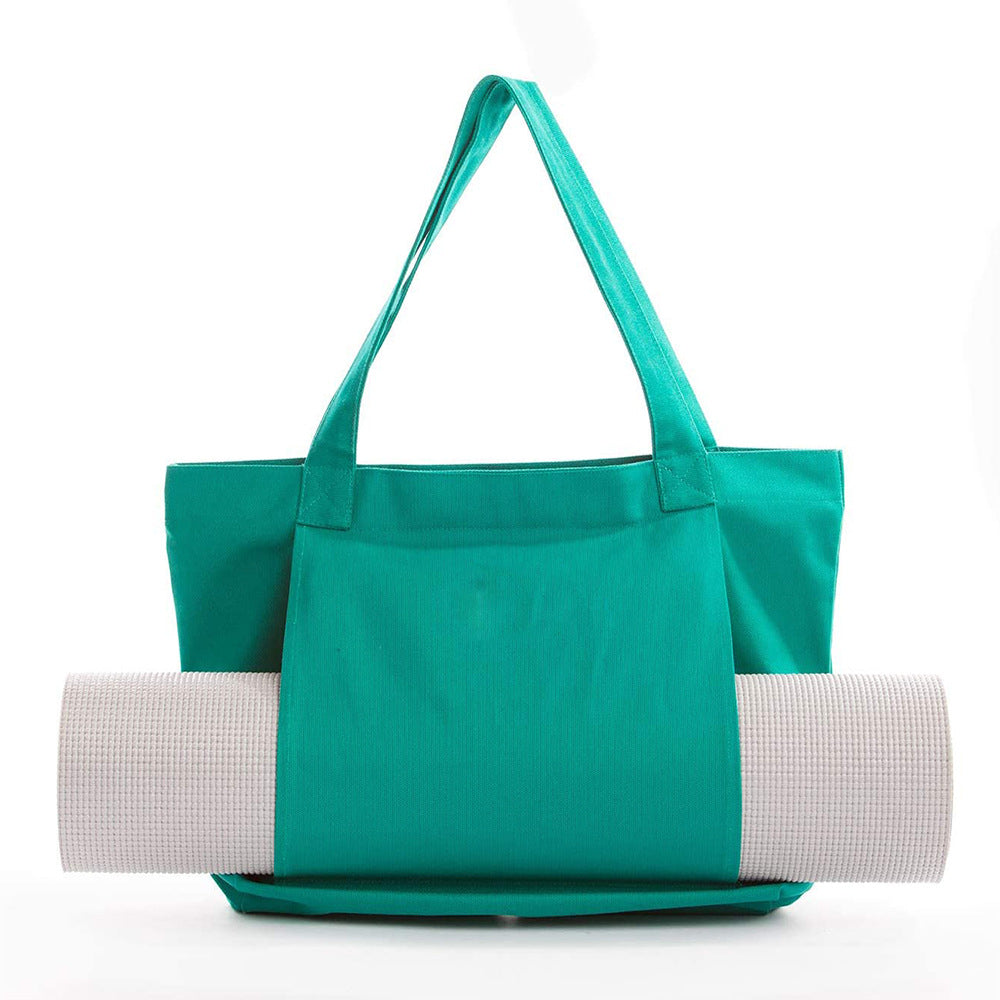 Ready-made portable yoga mat storage bag, outdoor camping blanket handbag, travel large-capacity toiletry storage bag