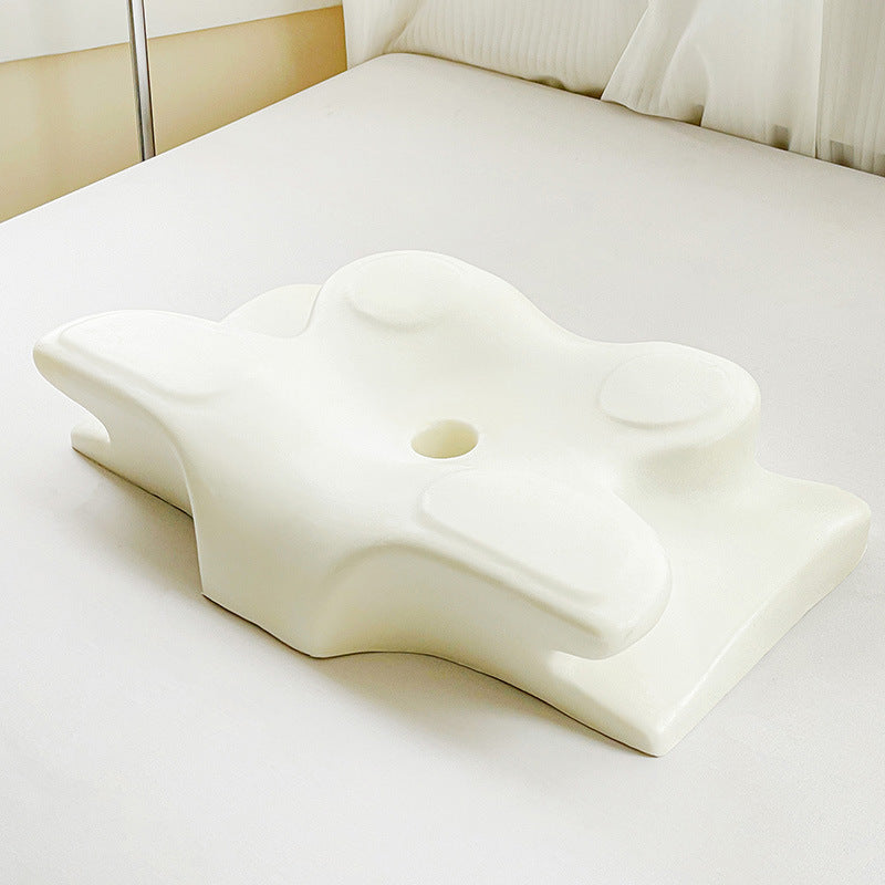 Foreign Trade Direct Sales of Butterfly-shaped Memory Foam Pillows with Slow Rebound Memory Foam Cores, Butterfly Neck Support Pillows, and Horn Pillows on Amazon