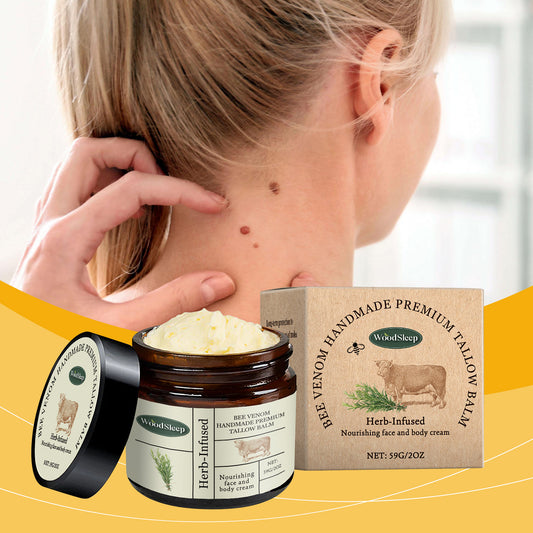 WOODSLEEP Bee Venom Beef Tallow Cream Gentle ingredients cleanse the skin moisturizing purifying skin care cream