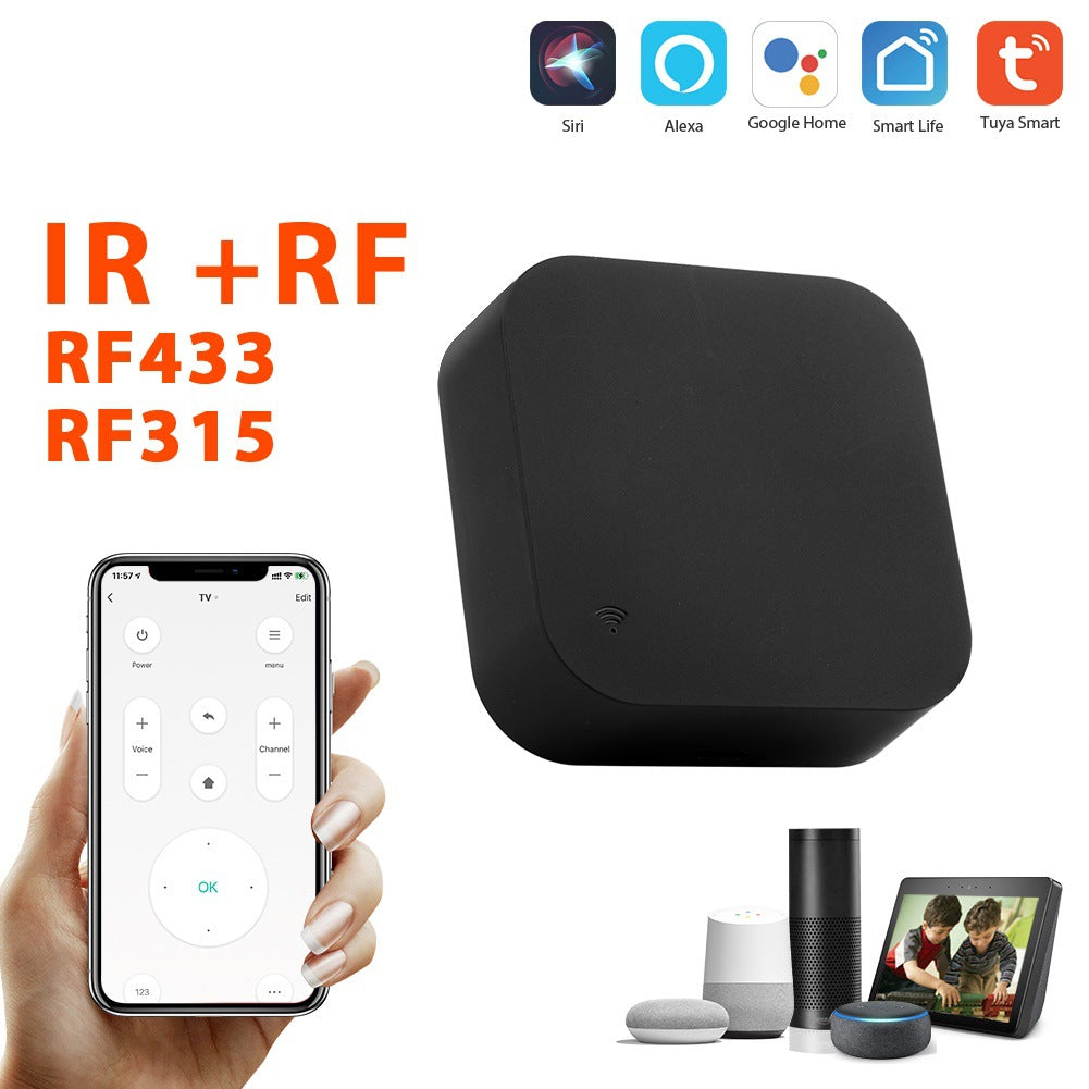 New Cross-border Tuya Smart WiFi Universal Remote Control, Smart Home ZIGBEE Infrared Radio Frequency Remote Control