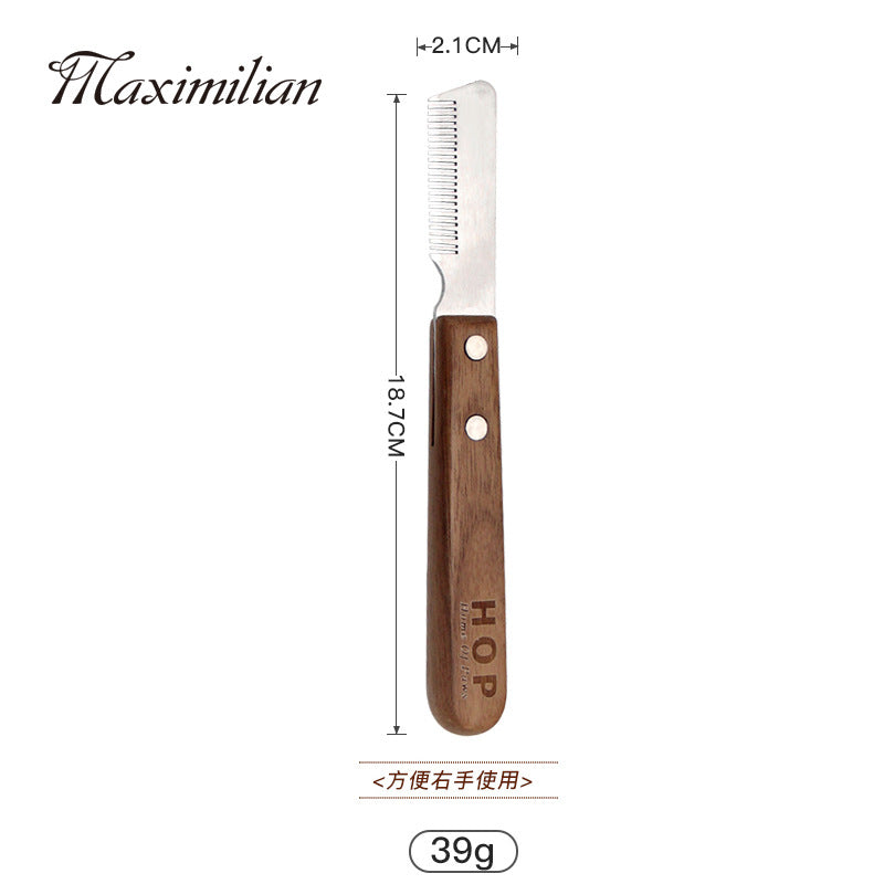 Pet comb solid wood antique depilatory cat comb depilatory dog comb pet supplies