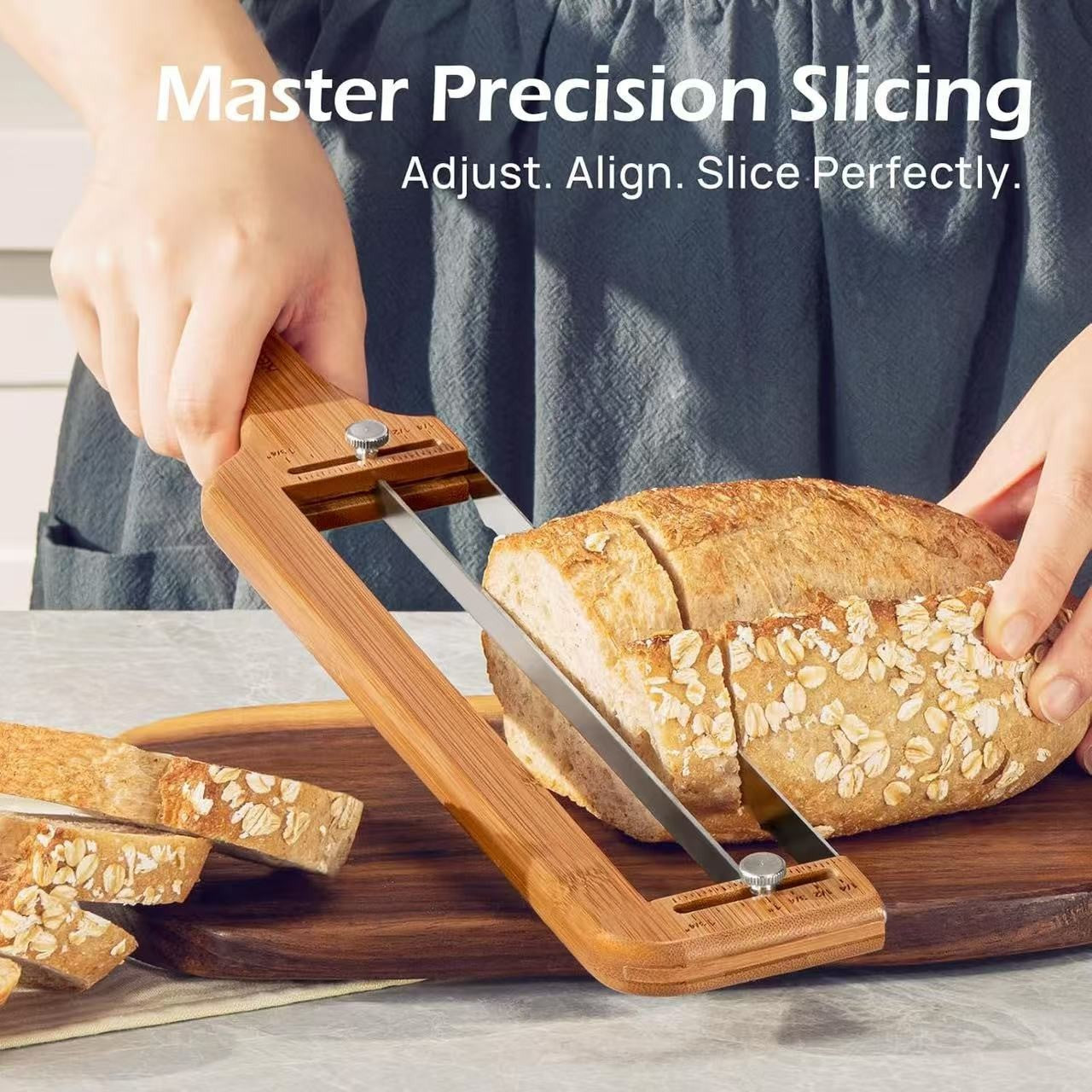 New Wooden Bread Slicer