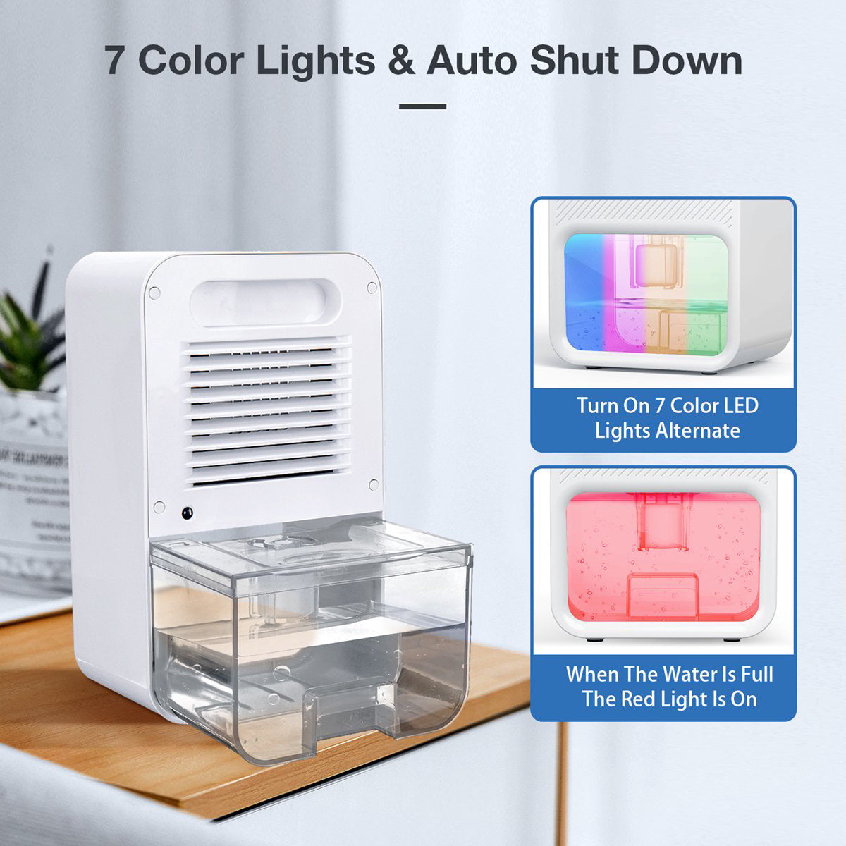 Cross-border Dehumidifier, Household Dehumidifier, Small Bathroom Dehumidifier, Dry Bedroom Mini Dehumidifier, Indoor Moisture-proof