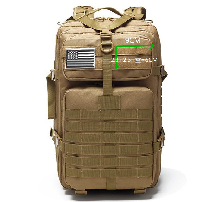 Outdoor tactical backpack hiking and camping large capacity MOLLE expands new 3P backpack