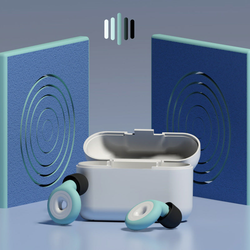 Noise-cancelling earplugs silent sleep sound-proof earplugs cross-border best-selling split assembly large, medium and small waterproof silicone earplugs