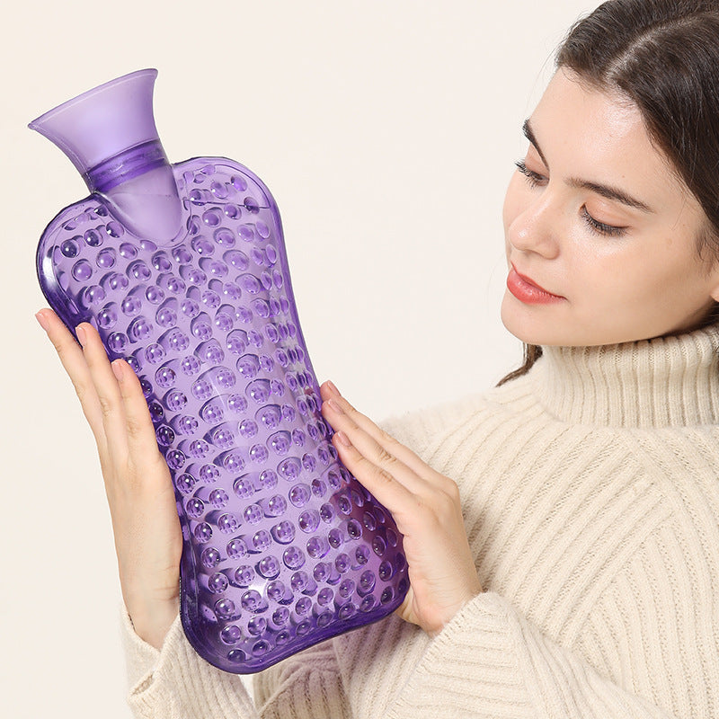 Water-filled Hot Water Bottle, Large Water-filled Cervical Pillow, Hot Compress, Neck Warmer, Neck Shoulder Belly Warmer, Hand Warmer, Baby Hot Water Bag
