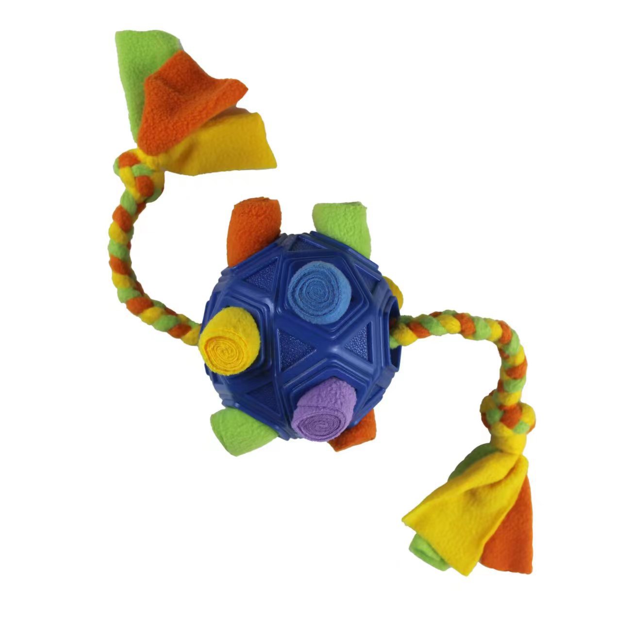 Cross-border pet hollow bite-resistant sniffing ball puzzle energy-consuming pet hidden food fried toy leaking food dog toy