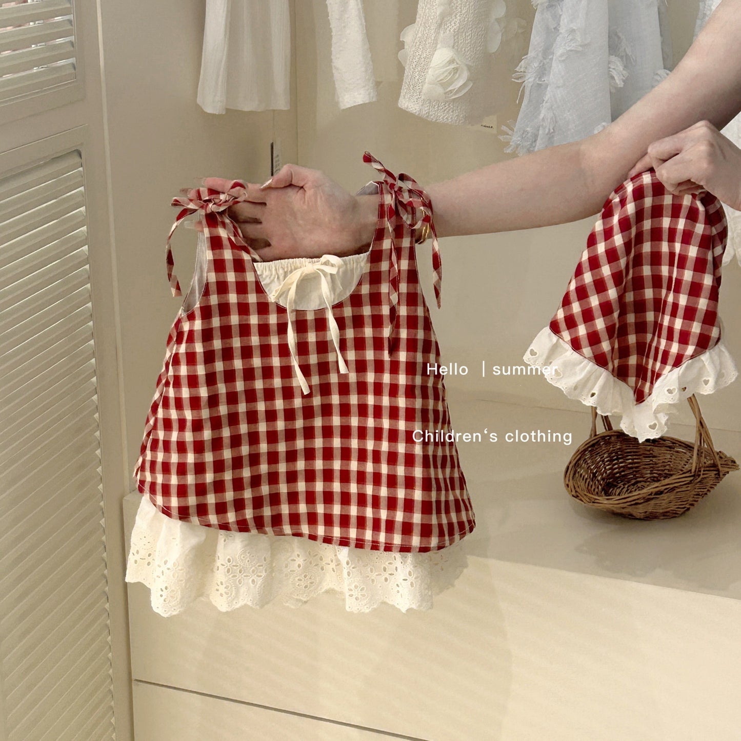 Sweet Little Si Baby Summer New Dress 2026 Girls' Embroidered Tulip Skirt Stylish Baby Girl Vest Dress