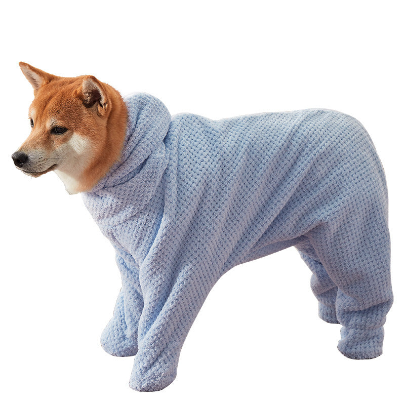 Pet absorbent towel thick quick-drying Teddy Bichon dog bath towel cat bath towel bath towel bath robe