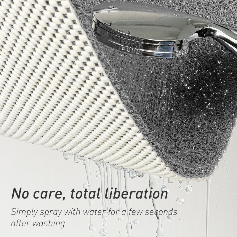 Bathroom Non-slip Mat, Shower Room Bath Step Foot Mat, Silk Ring Toilet Waterproof Floor Mat