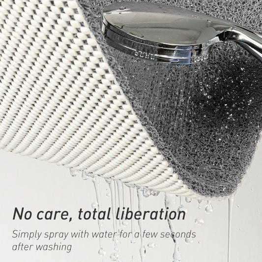 Bathroom Non-slip Mat, Shower Room Bath Step Foot Mat, Silk Ring Toilet Waterproof Floor Mat