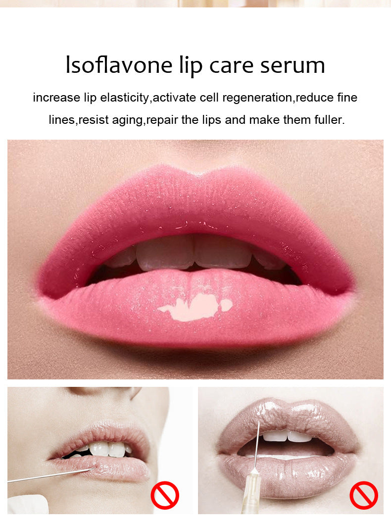 Kiss Beauty Cross-border Exclusively for Transparent Lip Plumping Enhances Lip Elasticity and Dilutes Lip Lines Lip Plumping Oil