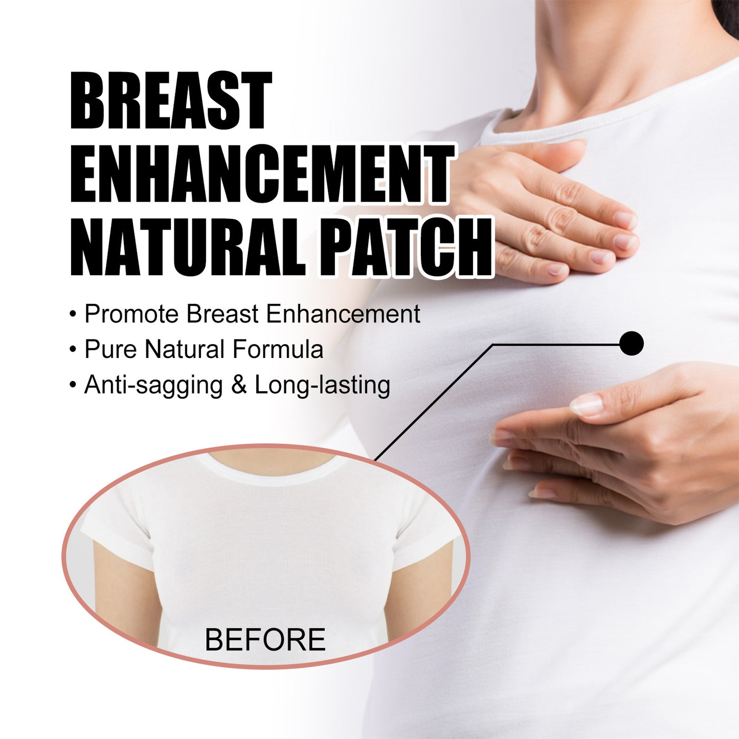 OUHOE Breast Beauty Tape, Breast Anti-Sagging, Firm, Firm, Firm, Firm, Lift, Breast Beauty Care Tape