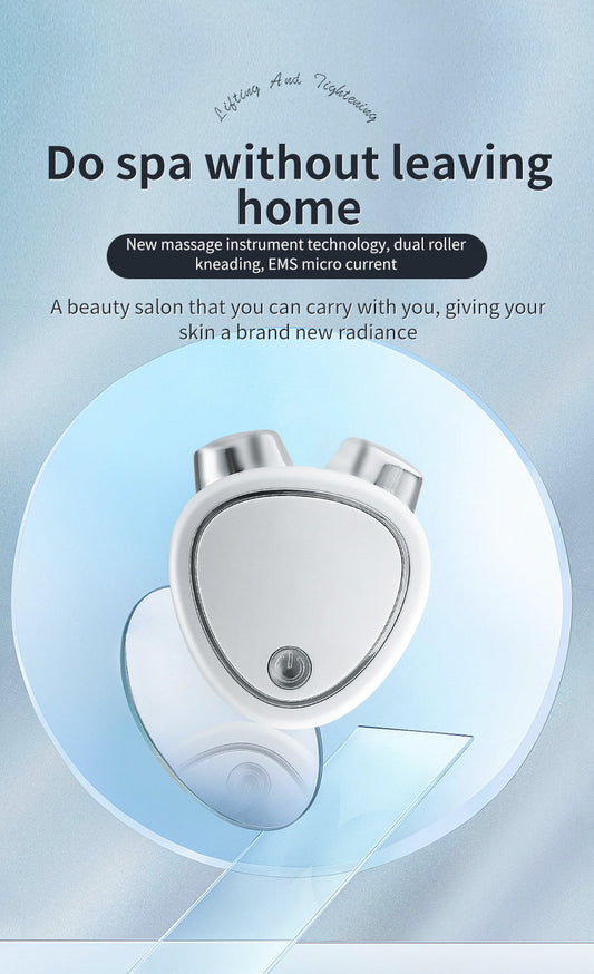 New Micro-current Beauty Instrument V-face Lifting, Firming and Rejuvenating Roller Massager EMS Micro-current Beauty Instrument
