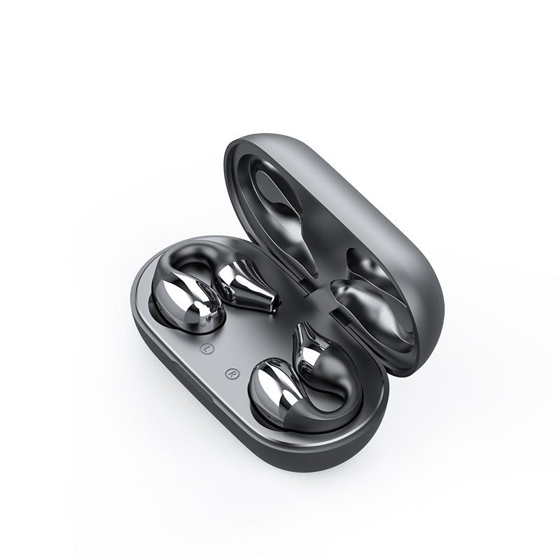 s03 Clip-on-ear Noise-cancelling Wireless Bluetooth Headset with Super Long Battery Life, Not In The Ear, Not Painful for a Long Time