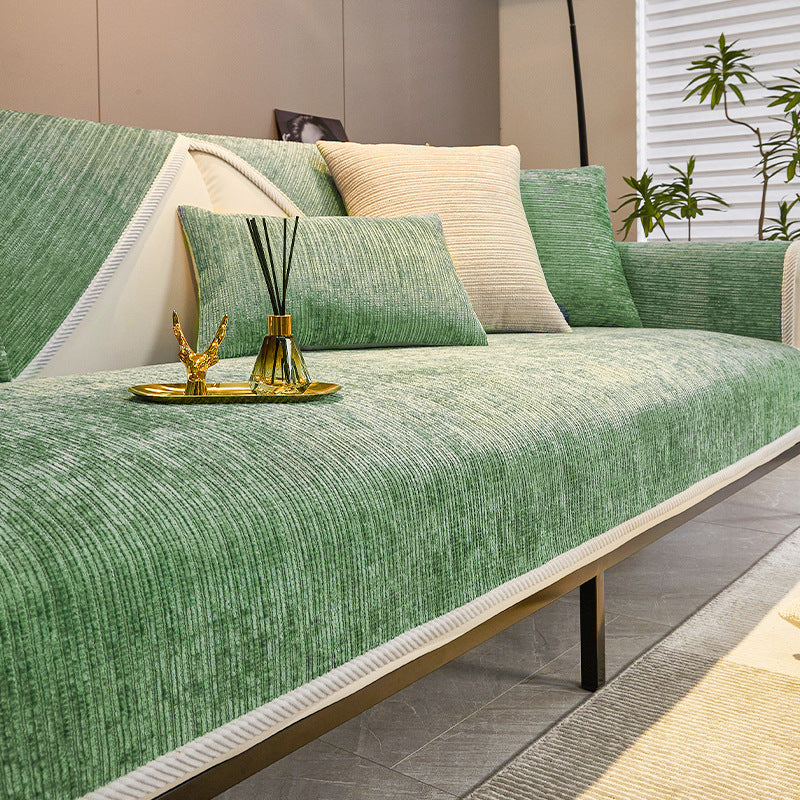 New Chenille Sofa Cushion, Universal Sofa Cover For All Seasons, All-Inclusive Universal Cover, Simple Sofa Cover, Cloth Towel Cushion