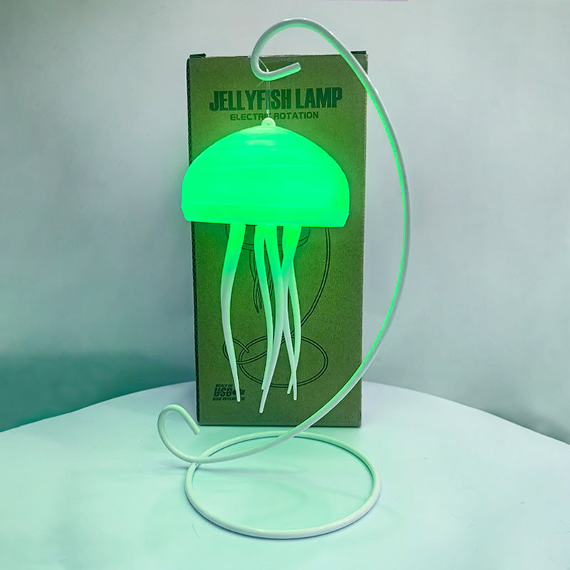 Floating Dynamic Jellyfish Night Light, Creative Home Lighting Decoration Valentine's Day Romantic Atmosphere Light, Decoration Crafts