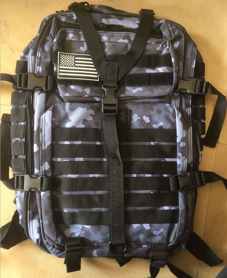 Outdoor tactical backpack hiking and camping large capacity MOLLE expands new 3P backpack