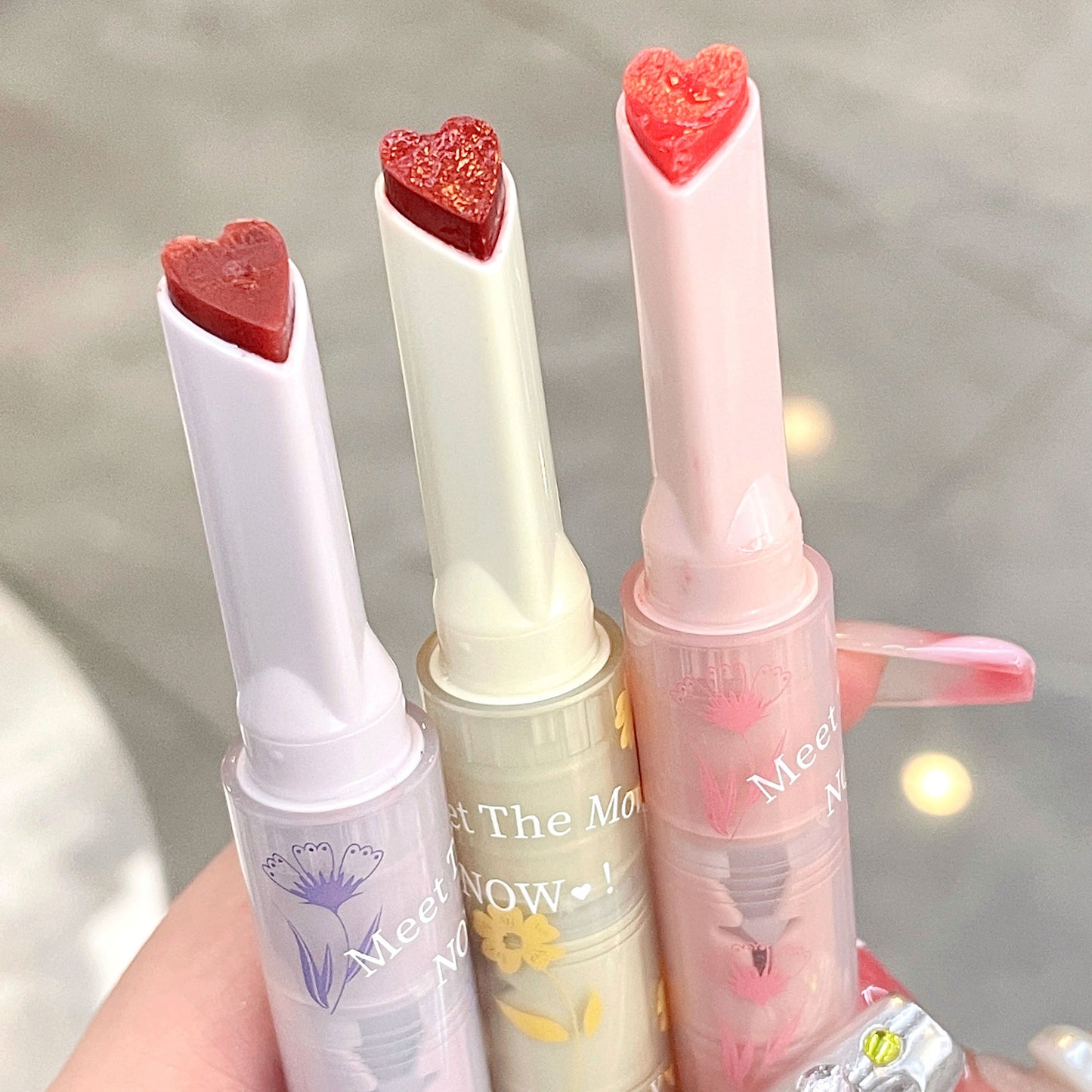 Gege bear lipstick cosmetics water light moisturizing lip glaze does not fade and does not stain the cup lip gloss