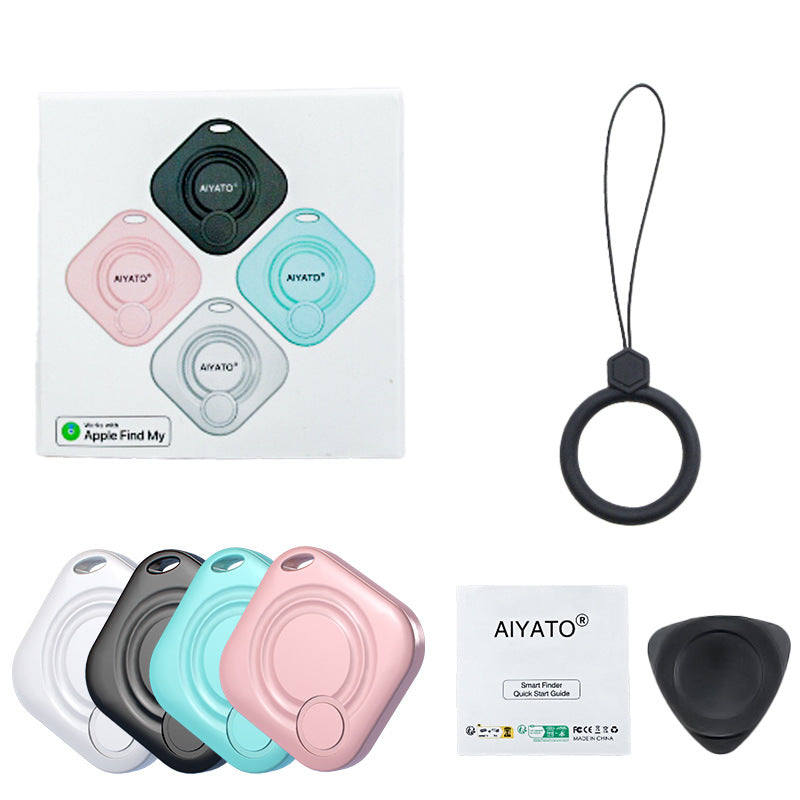 AIYATO Waterproof Airtag Replacement Anti-lost Device Positioning Keychain, Bicycle Findmy Pet Search