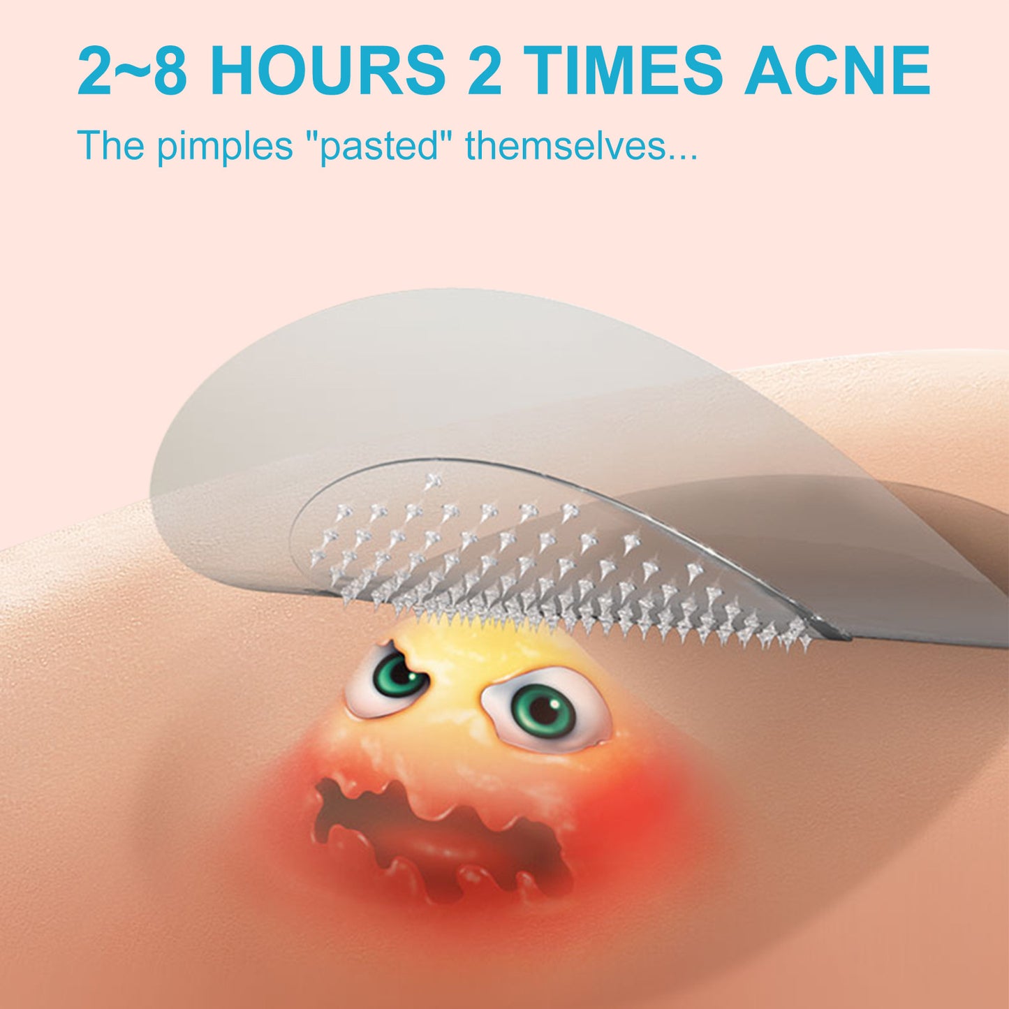ELAIMEI New Microneedle Hydrocolloid Acne Acne Patch Portable Acne Mark Acne Invisible Patch 18 Patches