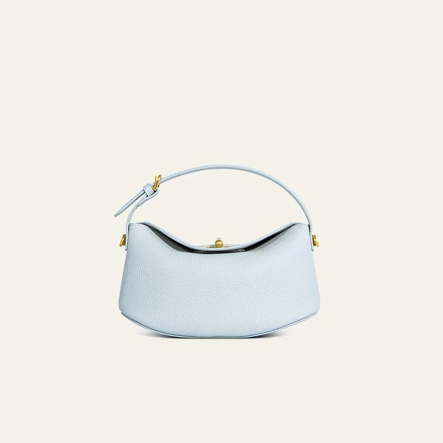 This Year's Trendy Women's Handbag/Pillow Bag, A New Spring 2026 Style, Niche, High-end, Light Luxury Lock Lunchbox Bag