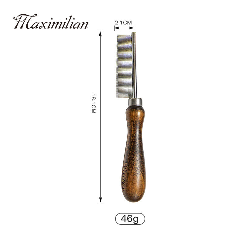 Pet comb solid wood antique depilatory cat comb depilatory dog comb pet supplies