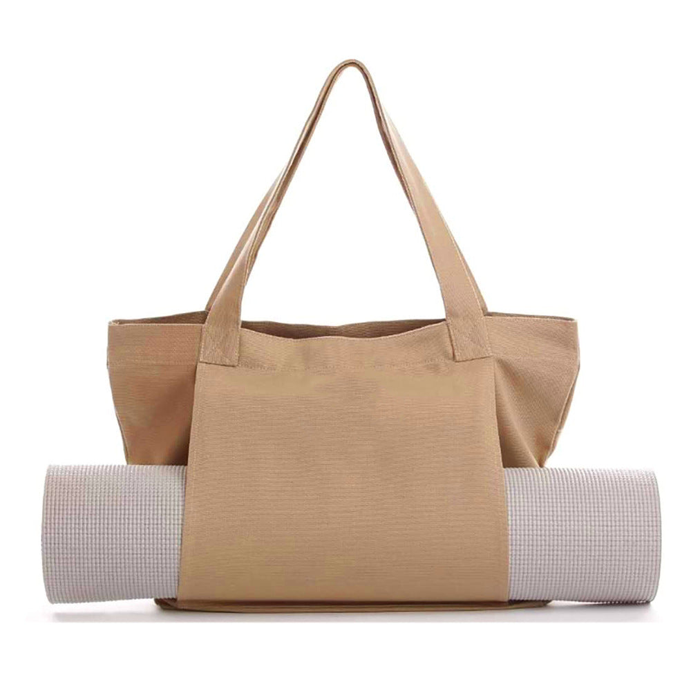 Ready-made portable yoga mat storage bag, outdoor camping blanket handbag, travel large-capacity toiletry storage bag
