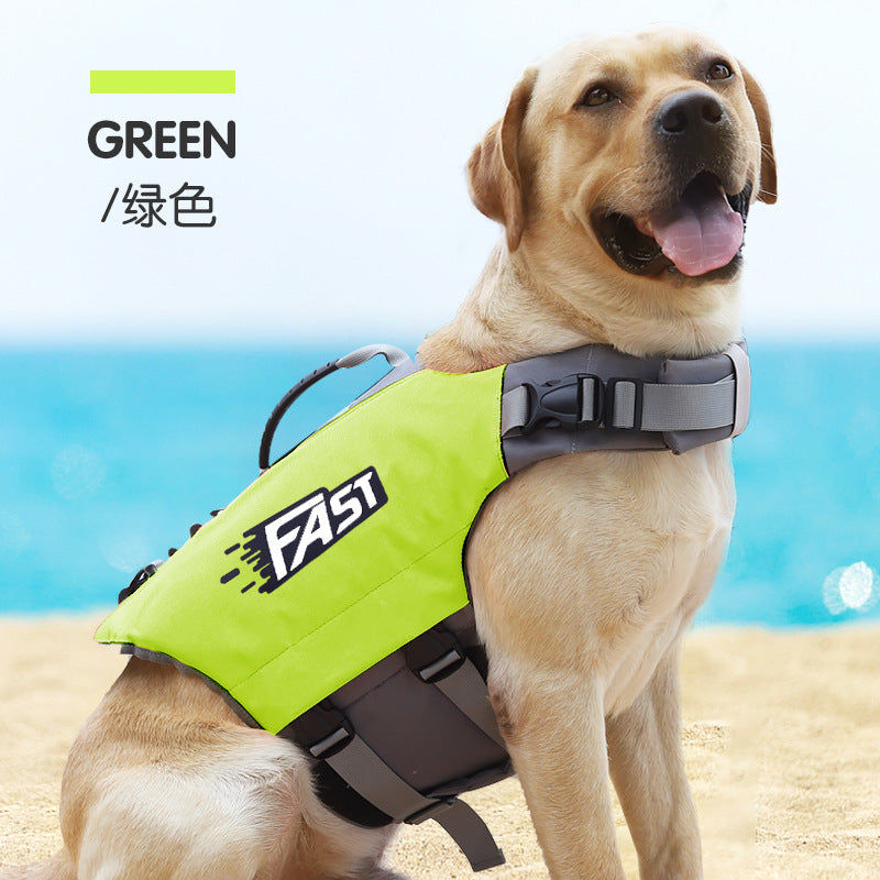 Amazon Pet Supplies Summer Pet Dog Life Jacket Dog Swimming Suit Dog Swimming Supplies Dog Swimsuit Vest