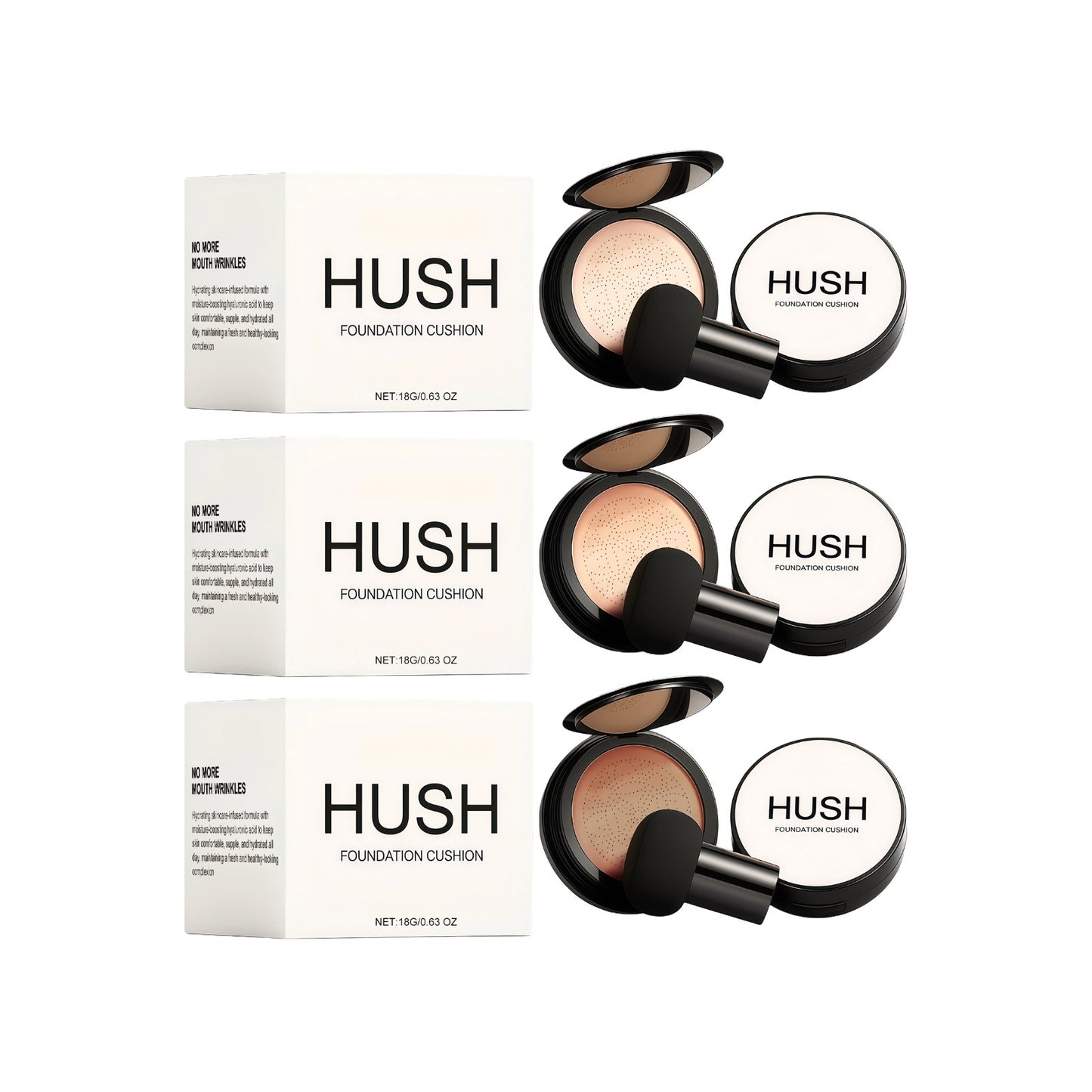 Brightening and Purifying Cushion Series: Corrects Skin Imperfections, Evens Out Skin Tone, and Provides a Lightweight, Natural-looking Base