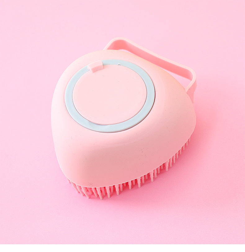 Bath Household Silicone Bath Brush, Bath Artifact Massage Brush