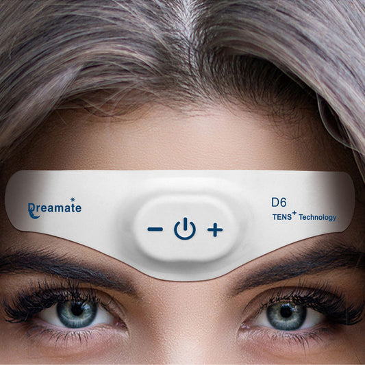 New home electronic smart sleep device, head-mounted sleep device to help insomnia, head low-frequency pulse assist sleep