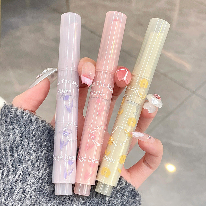 Gege bear lipstick cosmetics water light moisturizing lip glaze does not fade and does not stain the cup lip gloss