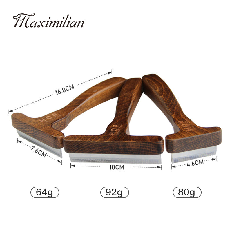 Pet comb solid wood antique depilatory cat comb depilatory dog comb pet supplies