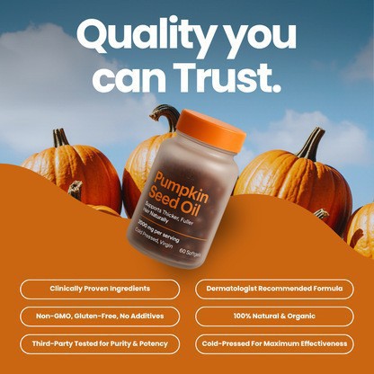 TK's Best-selling Pumpkin Seed Oil Softgels - Factory Direct Supply
