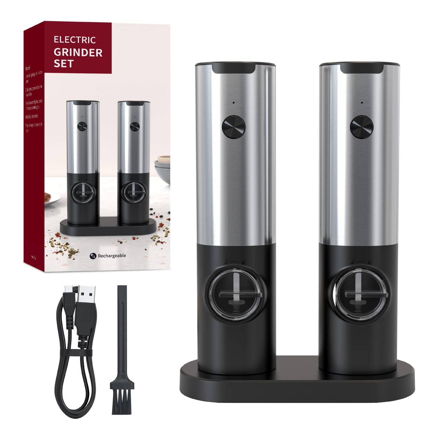 Rechargeable Electric Pepper Grinder